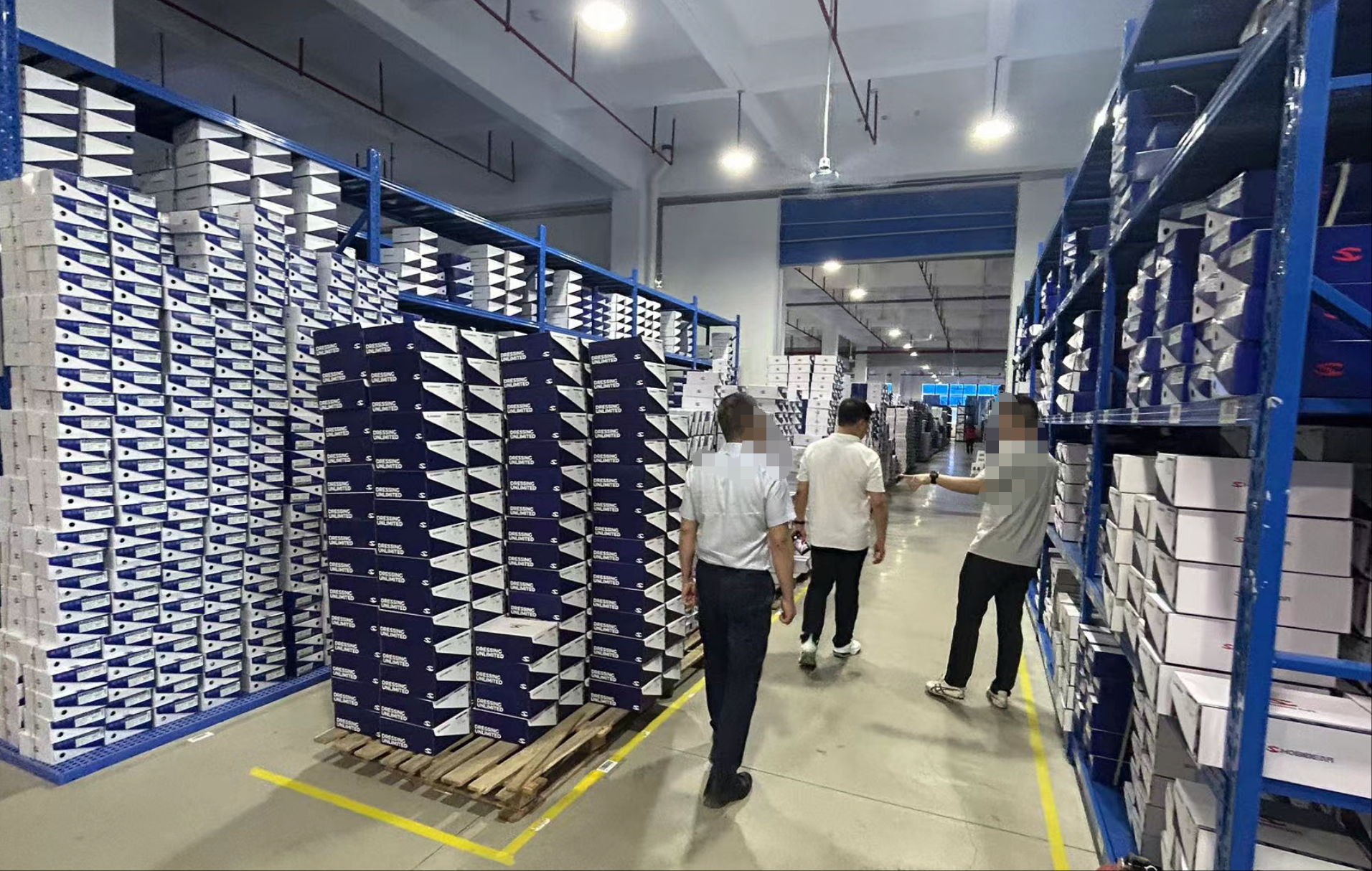 泉州某鞋服企业仓储走访