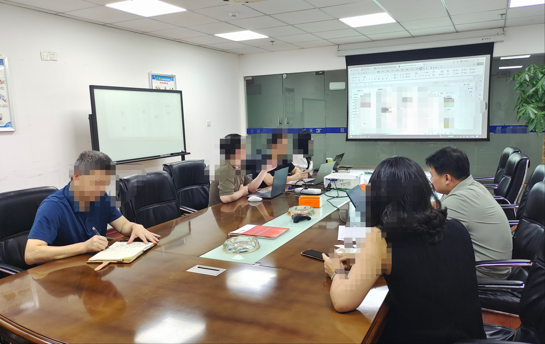 福州某软件企业多部门会议